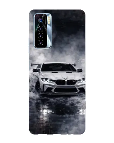 Чохол для TECNO Camon 17 Pro з картинкою «BMW крізь туман» Чохол для TECNO Camon 17 Pro з картинкою «BMW крізь туман»