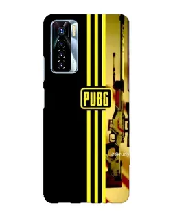 Чохол для TECNO Camon 17 Pro з картинкою «PUBG — камуфляжний шолом»