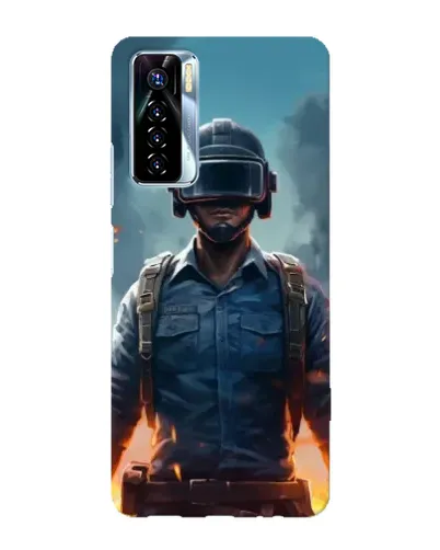 Чохол для TECNO Camon 17 Pro з картинкою «PUBG — реалістичний герой»