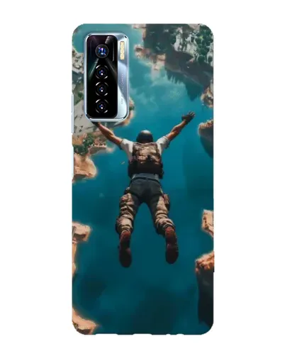 Чохол для TECNO Camon 17 Pro з картинкою «PUBG — вільне падіння»