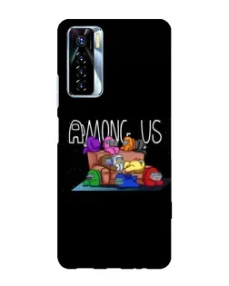 Чехол для TECNO Camon 17 Pro с картинкой «Логотип Among Us» Чехол для TECNO Camon 17 Pro с картинкой «Логотип Among Us»
