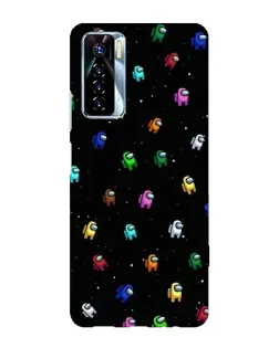 Чехол для TECNO Camon 17 Pro с картинкой «Экипаж Among Us» Чехол для TECNO Camon 17 Pro с картинкой «Экипаж Among Us»