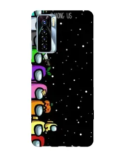 Чехол для TECNO Camon 17 Pro с картинкой «Команда Among Us» Чехол для TECNO Camon 17 Pro с картинкой «Команда Among Us»