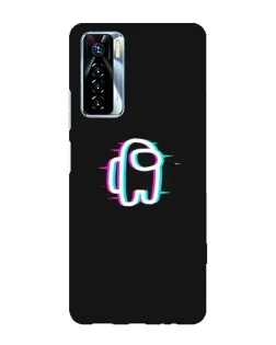 Чехол для TECNO Camon 17 Pro с картинкой «Among Us неон» Чехол для TECNO Camon 17 Pro с картинкой «Among Us неон»