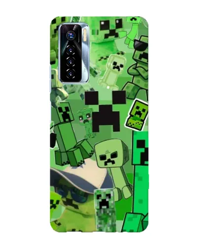 Чохол для TECNO Camon 17 Pro з картинкою «Кріпери Minecraft»