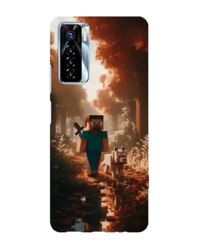 Чохол для TECNO Camon 17 Pro з картинкою «Стів у лісі»