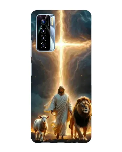 Чохол для TECNO Camon 17 Pro з картинкою «Лев Юди та Світло»
