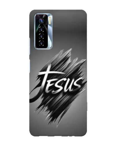 Чохол для TECNO Camon 17 Pro з картинкою «Напис Jesus Graffiti»