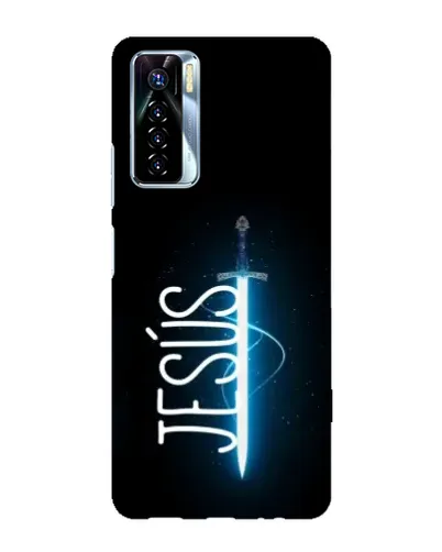 Чохол для TECNO Camon 17 Pro з картинкою «Меч Духа Jesus»