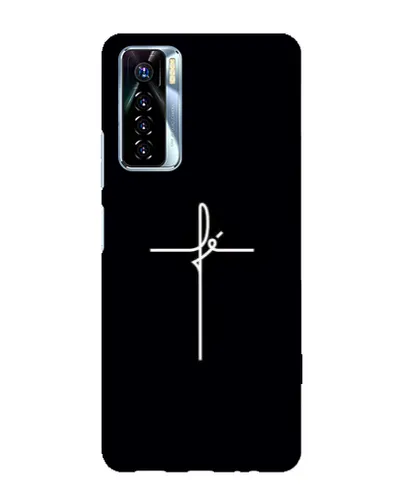 Чехол для TECNO Camon 17 Pro с картинкой «Тонкий крест» Чехол для TECNO Camon 17 Pro с картинкой «Тонкий крест»