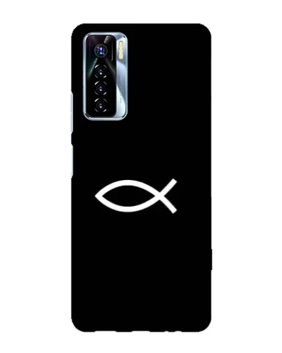 Чехол для TECNO Camon 17 Pro с картинкой «Символ рыбы Jesus» Чехол для TECNO Camon 17 Pro с картинкой «Символ рыбы Jesus»