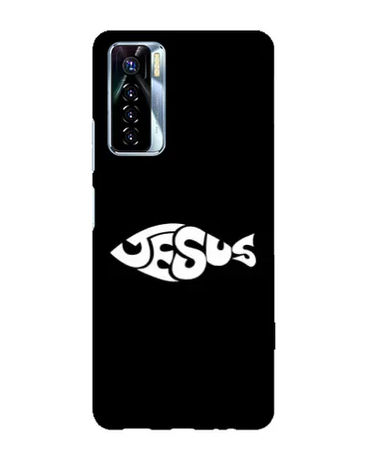 Чехол для TECNO Camon 17 Pro с картинкой «Рыба Jesus» Чехол для TECNO Camon 17 Pro с картинкой «Рыба Jesus»