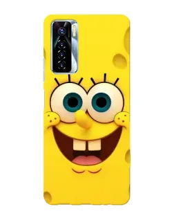 Чохол для TECNO Camon 17 Pro з картинкою «Губка Боб посмішка»