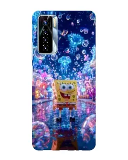 Чохол для TECNO Camon 17 Pro з картинкою «Неоновий океан»