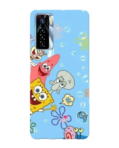Чохол для TECNO Camon 17 Pro з картинкою «Веселі бульбашки»