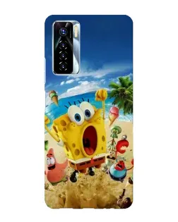 Чохол для TECNO Camon 17 Pro з картинкою «Розваги на пляжі»