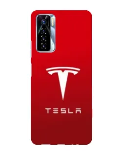 Чехол для TECNO Camon 17 Pro с картинкой «Tesla Red Classic» Чехол для TECNO Camon 17 Pro с картинкой «Tesla Red Classic»