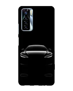 Чехол для TECNO Camon 17 Pro с картинкой «Силуэт Tesla Night» Чехол для TECNO Camon 17 Pro с картинкой «Силуэт Tesla Night»