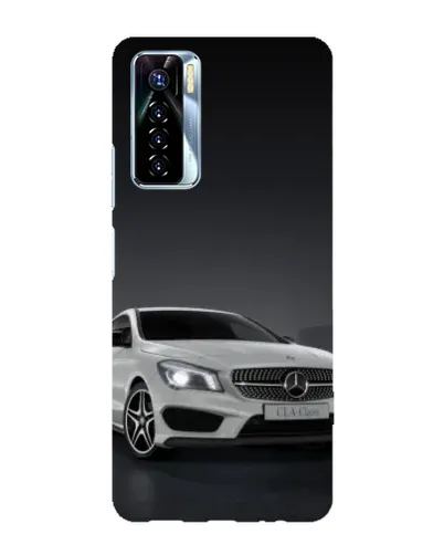 Чехол для TECNO Camon 17 Pro с картинкой «Mercedes AMG GT Silver»