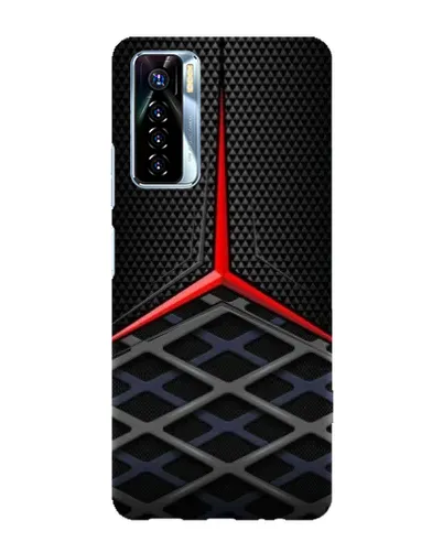 Чехол для TECNO Camon 17 Pro с картинкой «Mercedes Carbon Grid»