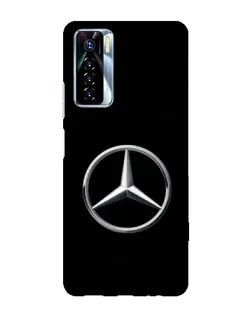 Чехол для TECNO Camon 17 Pro с картинкой «Mercedes классический лого»