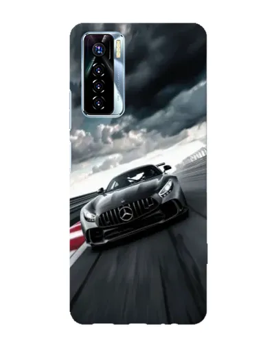 Чехол для TECNO Camon 17 Pro с картинкой «Гоночный Mercedes AMG»