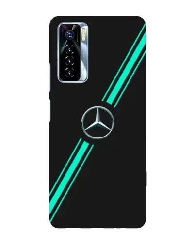 Чехол для TECNO Camon 17 Pro с картинкой «Спортивные линии Mercedes» Чехол для TECNO Camon 17 Pro с картинкой «Спортивные линии Mercedes»