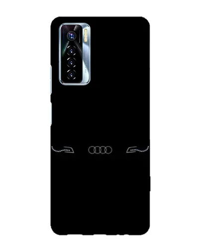 Чехол для TECNO Camon 17 Pro с картинкой «Audi — световой подпись»