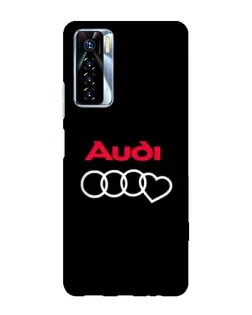 Чехол для TECNO Camon 17 Pro с картинкой «Логотип Audi Heart» Чехол для TECNO Camon 17 Pro с картинкой «Логотип Audi Heart»