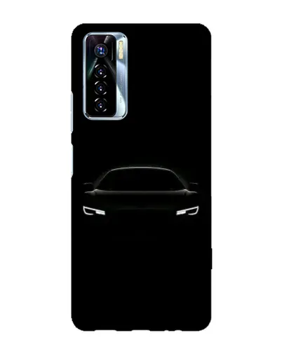 Чехол для TECNO Camon 17 Pro с картинкой «Взгляд Audi в темноте»