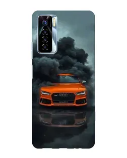 Чехол для TECNO Camon 17 Pro с картинкой «Audi в облаках дыма» Чехол для TECNO Camon 17 Pro с картинкой «Audi в облаках дыма»