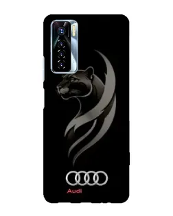 Чехол для TECNO Camon 17 Pro с картинкой «Графика — пантера и Audi» Чехол для TECNO Camon 17 Pro с картинкой «Графика — пантера и Audi»