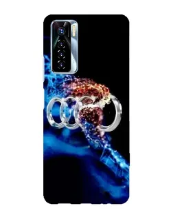 Чехол для TECNO Camon 17 Pro с картинкой «Энергия лого Audi» Чехол для TECNO Camon 17 Pro с картинкой «Энергия лого Audi»