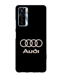 Чехол для TECNO Camon 17 Pro с картинкой «Audi — золотой логотип» Чехол для TECNO Camon 17 Pro с картинкой «Audi — золотой логотип»
