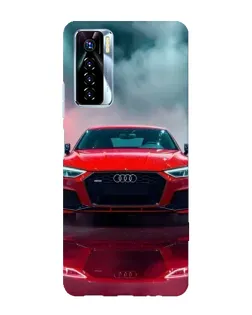 Чехол для TECNO Camon 17 Pro с картинкой «Audi RS — красный стиль» Чехол для TECNO Camon 17 Pro с картинкой «Audi RS — красный стиль»
