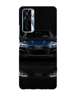 Чехол для TECNO Camon 17 Pro с картинкой «Audi — ночное отражение» Чехол для TECNO Camon 17 Pro с картинкой «Audi — ночное отражение»