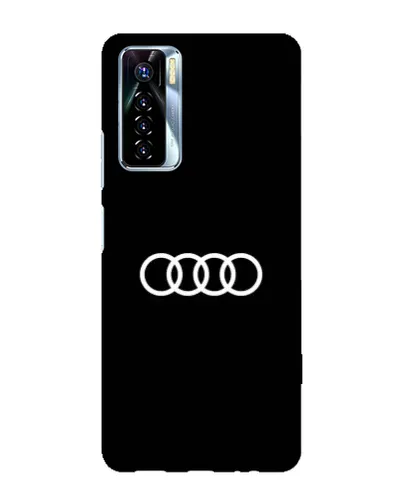 Чехол для TECNO Camon 17 Pro с картинкой «Audi White Logo»