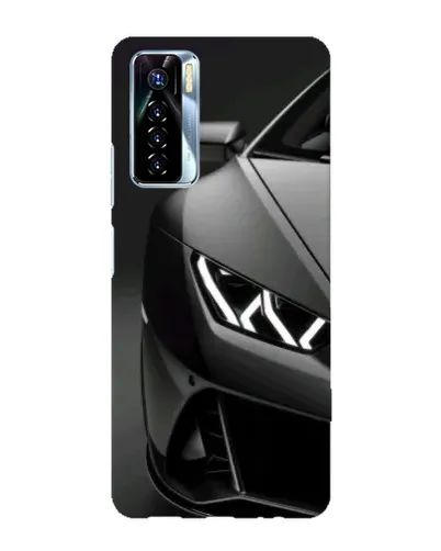 Чехол для TECNO Camon 17 Pro с картинкой «Lamborghini фары детализация»