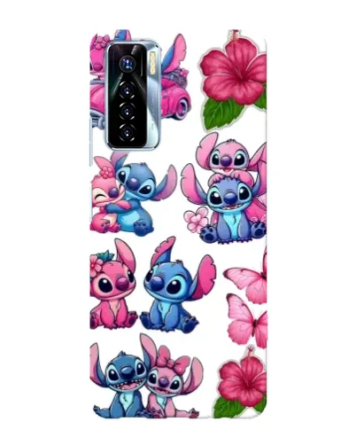 Чехол для TECNO Camon 17 Pro с картинкой «Стикеры Stitch и Angel» Чехол для TECNO Camon 17 Pro с картинкой «Стикеры Stitch и Angel»