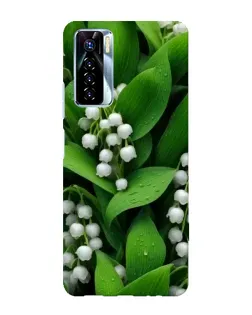 Чехол для TECNO Camon 17 Pro с картинкой «Ландыши в зелени»