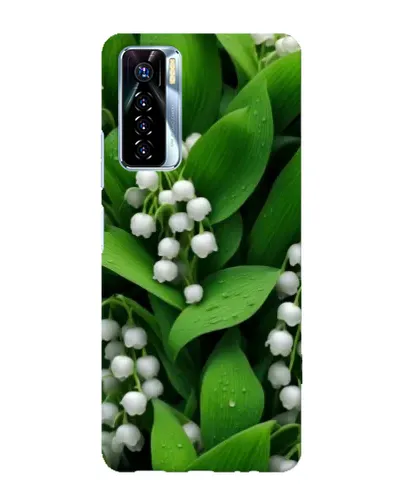 Чехол для TECNO Camon 17 Pro с картинкой «Ландыши в зелени»