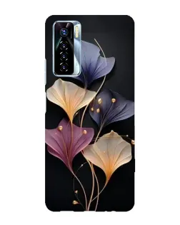 Чехол для TECNO Camon 17 Pro с картинкой «Лиловые цветы грации»