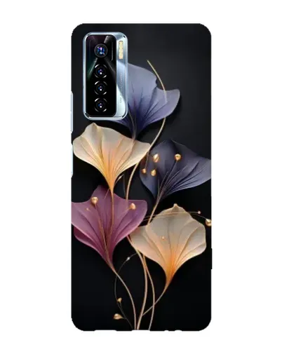 Чехол для TECNO Camon 17 Pro с картинкой «Лиловые цветы грации»