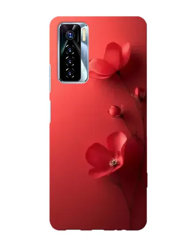 Чехол для TECNO Camon 17 Pro с картинкой «Маковые соцветия»