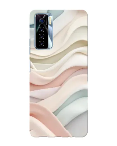 Чохол для TECNO Camon 17 Pro з картинкою «Пастельні ніжні хвилі»