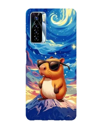 Чехол для TECNO Camon 17 Pro с картинкой «Капибара Ван Гога»