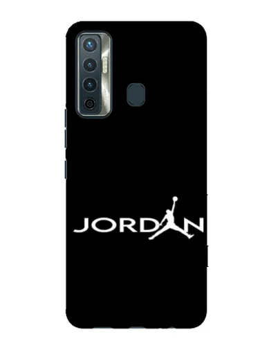 Чохол для TECNO Camon 17 з картинкою «Jordan White Logo» Чохол для TECNO Camon 17 з картинкою «Jordan White Logo»