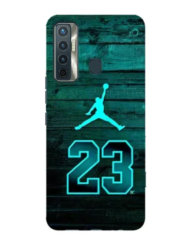 Чохол для TECNO Camon 17 з картинкою «Jordan Cyan 23» Чохол для TECNO Camon 17 з картинкою «Jordan Cyan 23»
