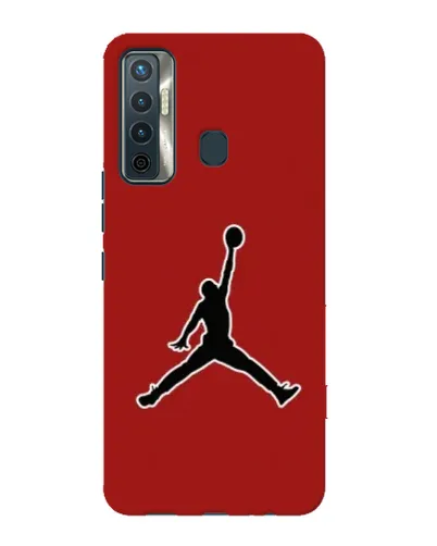 Чохол для TECNO Camon 17 з картинкою «Jordan Red Back» Чохол для TECNO Camon 17 з картинкою «Jordan Red Back»