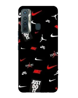 Чохол для TECNO Camon 17 з картинкою «Nike Mix Pattern»